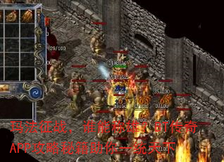 玛法征战,谁能称雄?BT传奇APP攻略秘籍助你一统天下 玛法征战,谁能称雄?BT传奇APP攻略秘籍助你一统天下