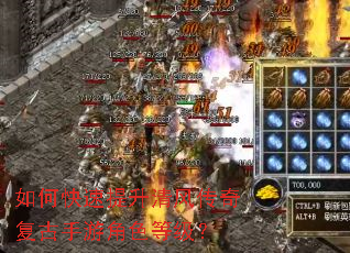 如何快速提升清风传奇复古手游角色等级? 如何快速提升清风传奇复古手游角色等级?