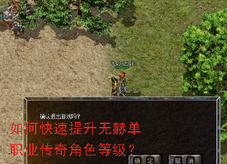 如何快速提升无赫单职业传奇角色等级? 如何快速提升无赫单职业传奇角色等级?