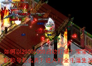 如何以20005000启动打金?宝宝刀刀切割称号怎么弄?进入打金牛逼生涯有哪些攻略? 如何以20005000启动打金?宝宝刀刀切割称号怎么弄?进入打金牛逼生涯有哪些攻略?