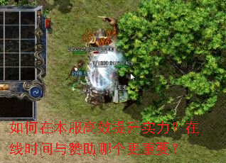 如何在本服高效提升实力?在线时间与赞助哪个更重要? 如何在本服高效提升实力?在线时间与赞助哪个更重要?