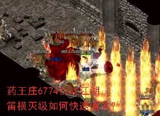 药王庄6774百战江湖笛横灭级如何快速通关? 药王庄6774百战江湖笛横灭级如何快速通关?
