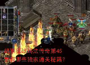 胡军征战玛法传奇第45集有哪些独家通关秘籍? 胡军征战玛法传奇第45集有哪些独家通关秘籍?