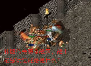 韩版传奇黄金战区,战士最强玩法秘籍是什么? 韩版传奇黄金战区,战士最强玩法秘籍是什么?