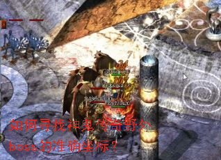 如何寻找神鬼传奇野外boss的准确坐标? 如何寻找神鬼传奇野外boss的准确坐标?