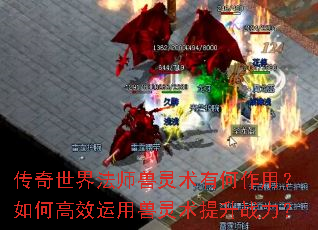传奇世界法师兽灵术有何作用?如何高效运用兽灵术提升战力? 传奇世界法师兽灵术有何作用?如何高效运用兽灵术提升战力?