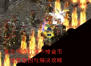 复古传奇打怪不掉金币?速查原因与解决攻略 复古传奇打怪不掉金币?速查原因与解决攻略