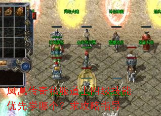 凤凰传奇私服道士四级技能优先学哪个?求攻略指导 凤凰传奇私服道士四级技能优先学哪个?求攻略指导