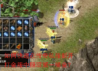 如何快速在传奇私服新开打金服中赚取第一桶金? 如何快速在传奇私服新开打金服中赚取第一桶金?