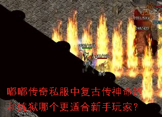 嘟嘟传奇私服中复古传神命运和炼狱哪个更适合新手玩家? 嘟嘟传奇私服中复古传神命运和炼狱哪个更适合新手玩家?