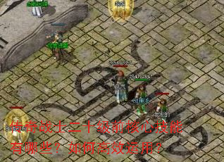 传奇战士二十级前核心技能有哪些?如何高效运用? 传奇战士二十级前核心技能有哪些?如何高效运用?