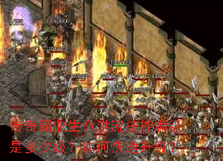 传奇霸业生命洪流技能满级是多少级?如何快速升级? 传奇霸业生命洪流技能满级是多少级?如何快速升级?