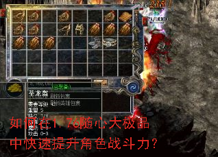 如何在1.76随心大极品中快速提升角色战斗力? 如何在1.76随心大极品中快速提升角色战斗力?