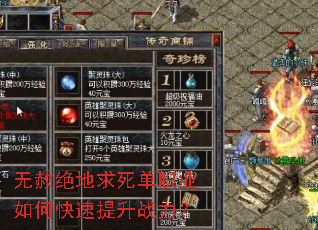 无赦绝地求死单职业如何快速提升战力? 无赦绝地求死单职业如何快速提升战力?