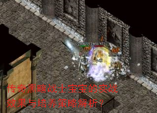 传奇黑暗战士宝宝的实战效果与培养策略解析? 传奇黑暗战士宝宝的实战效果与培养策略解析?