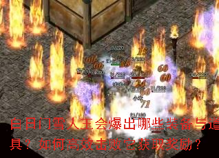 白日门雪人王会爆出哪些装备与道具?如何高效击败它获取奖励? 白日门雪人王会爆出哪些装备与道具?如何高效击败它获取奖励?