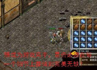 想成为游戏高手,是否必须在每一个细节上都做到完美无缺? 想成为游戏高手,是否必须在每一个细节上都做到完美无缺?