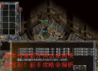 迷失传奇新开网站如何快速找到?新手攻略全解析 迷失传奇新开网站如何快速找到?新手攻略全解析